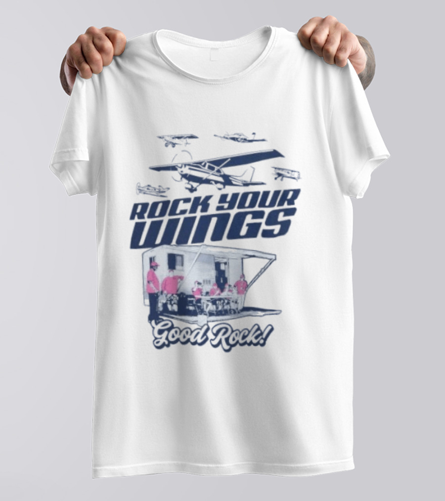 EAA AirVenture 2026 Rock Your Wings Good Rock Airplane Gathering T-Shirt