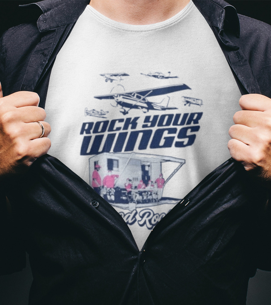 EAA AirVenture 2026 Rock Your Wings Good Rock Airplane Gathering T-Shirt