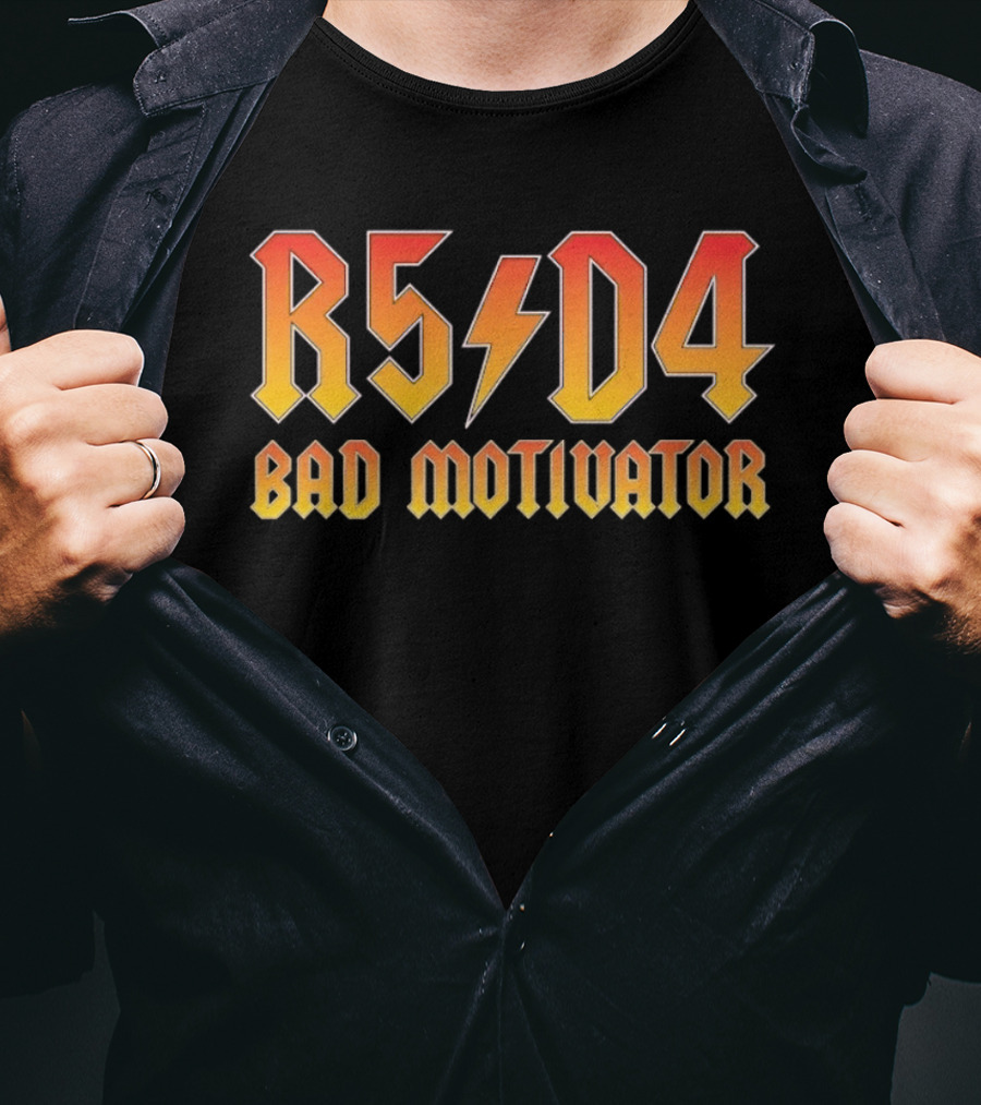 R5 D4 Bad Motivator Star Wars Droid Astromech Retro Pop Culture T-Shirt
