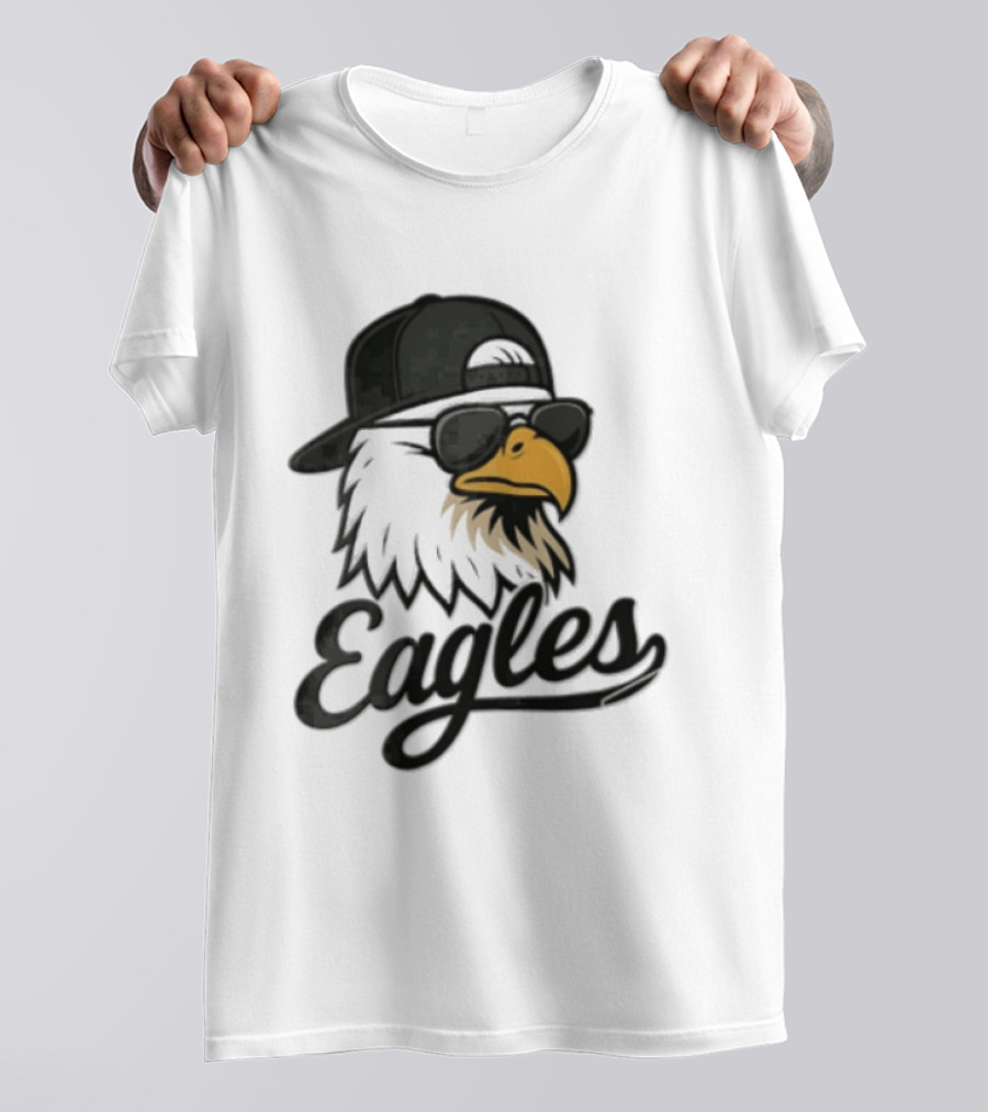 Philadelphia Eagles Eagle Sunglasses Baseball Cap Sports Fan T-Shirt