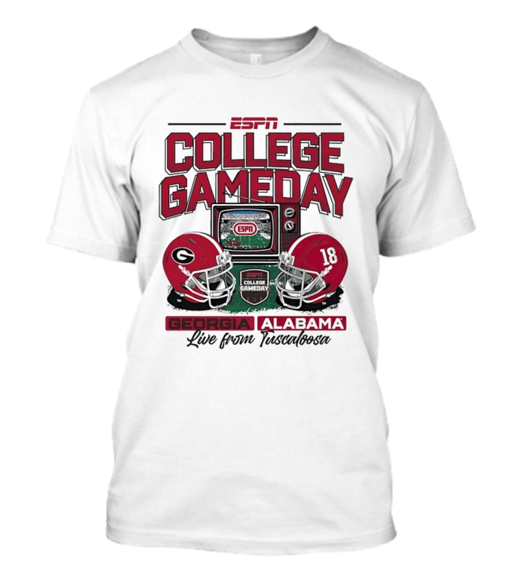 ESPN College GameDay Georgia Alabama Live From Tuscaloosa T-Shirt