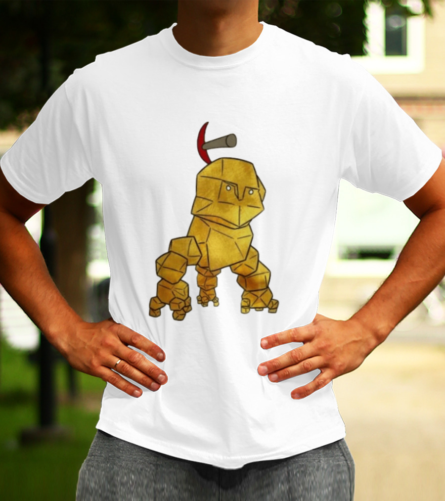 San Francisco 49ers Gold Rock Golem Miner Pickaxe T-Shirt