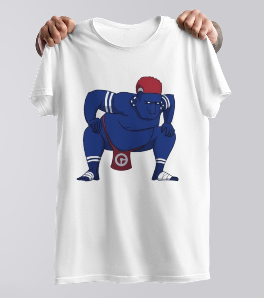 Hariyama Pokemon New York Giants Sumo Wrestler T-Shirt