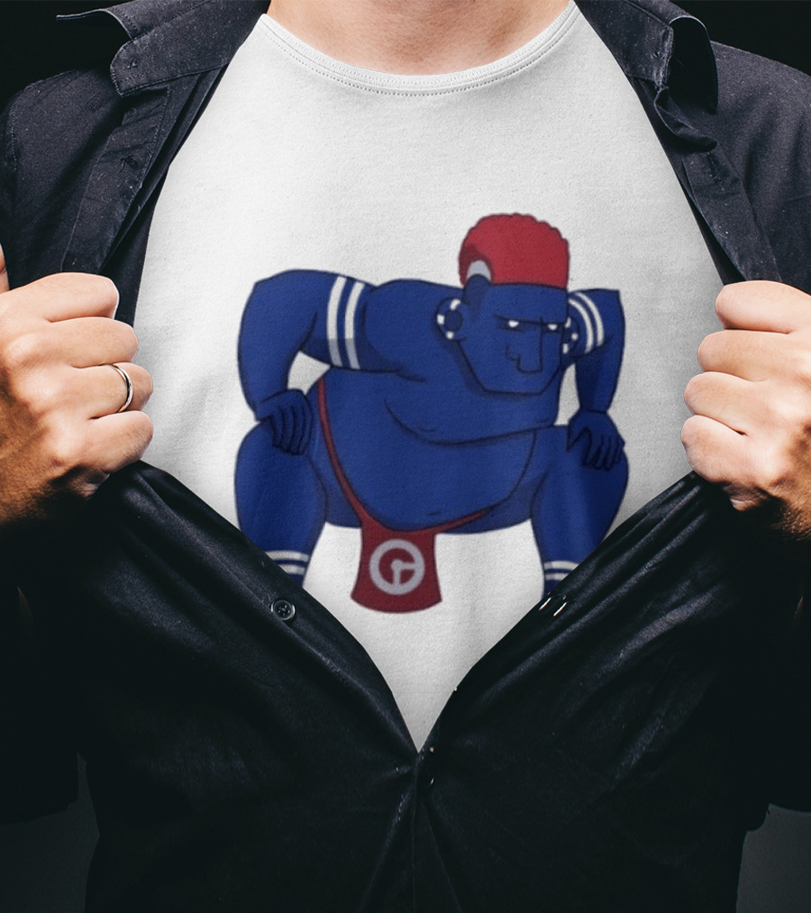 Hariyama Pokemon New York Giants Sumo Wrestler T-Shirt