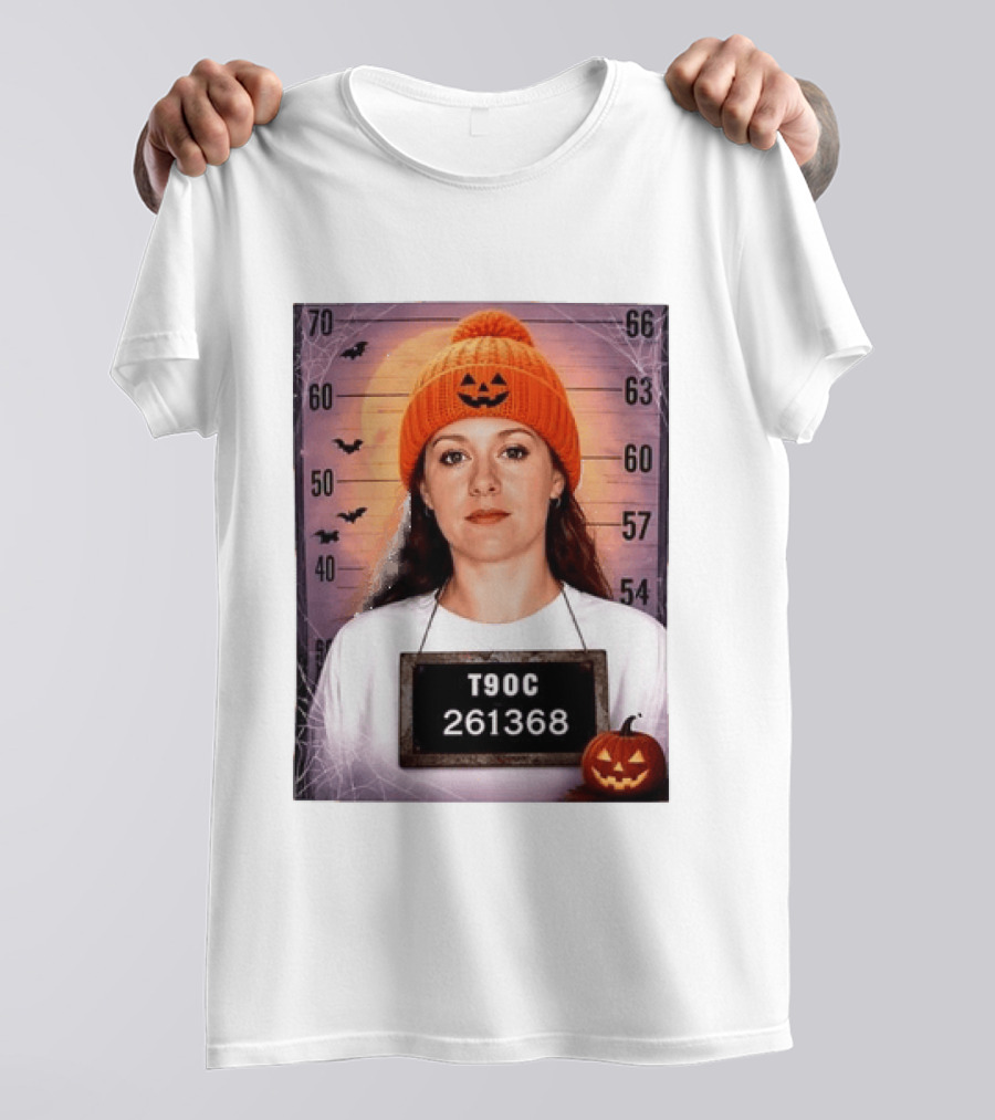 T90C Halloween Shot Pumpkin Hat 261368 T-Shirt