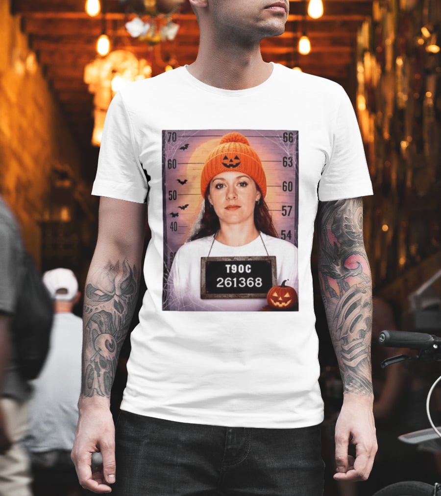 T90C Halloween Shot Pumpkin Hat 261368 T-Shirt