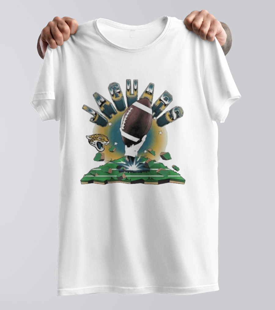 Jaguars Football 2026 Explode Clubhouse Jacksonville T-Shirt