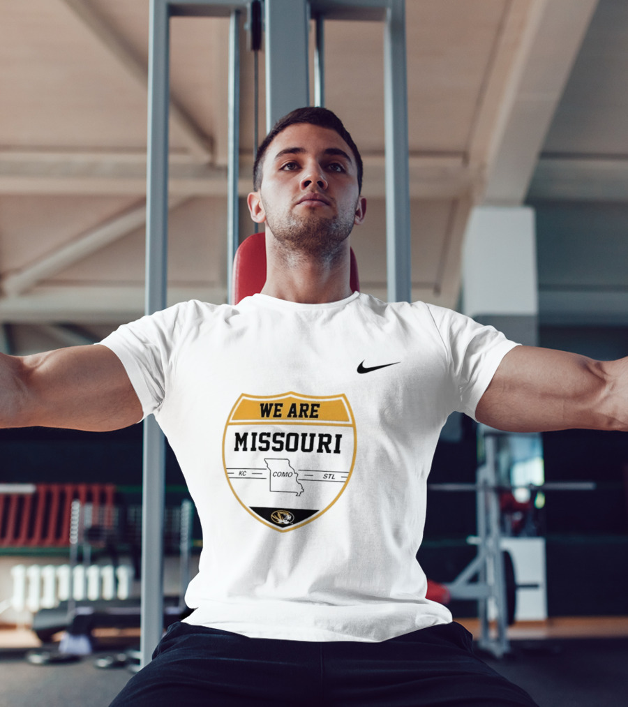 Missouri Tigers We Are KC COMO STL Shield Nike T-Shirt