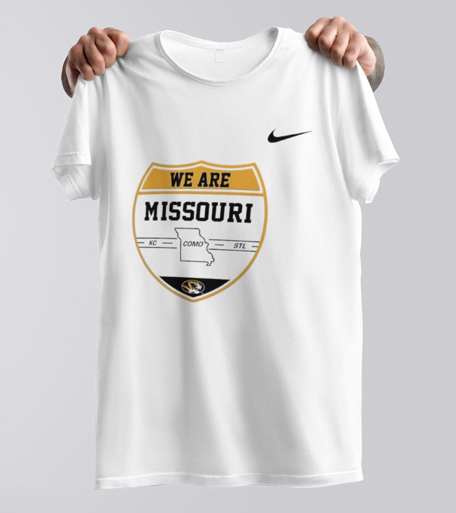 Missouri Tigers We Are KC COMO STL Shield Nike T-Shirt