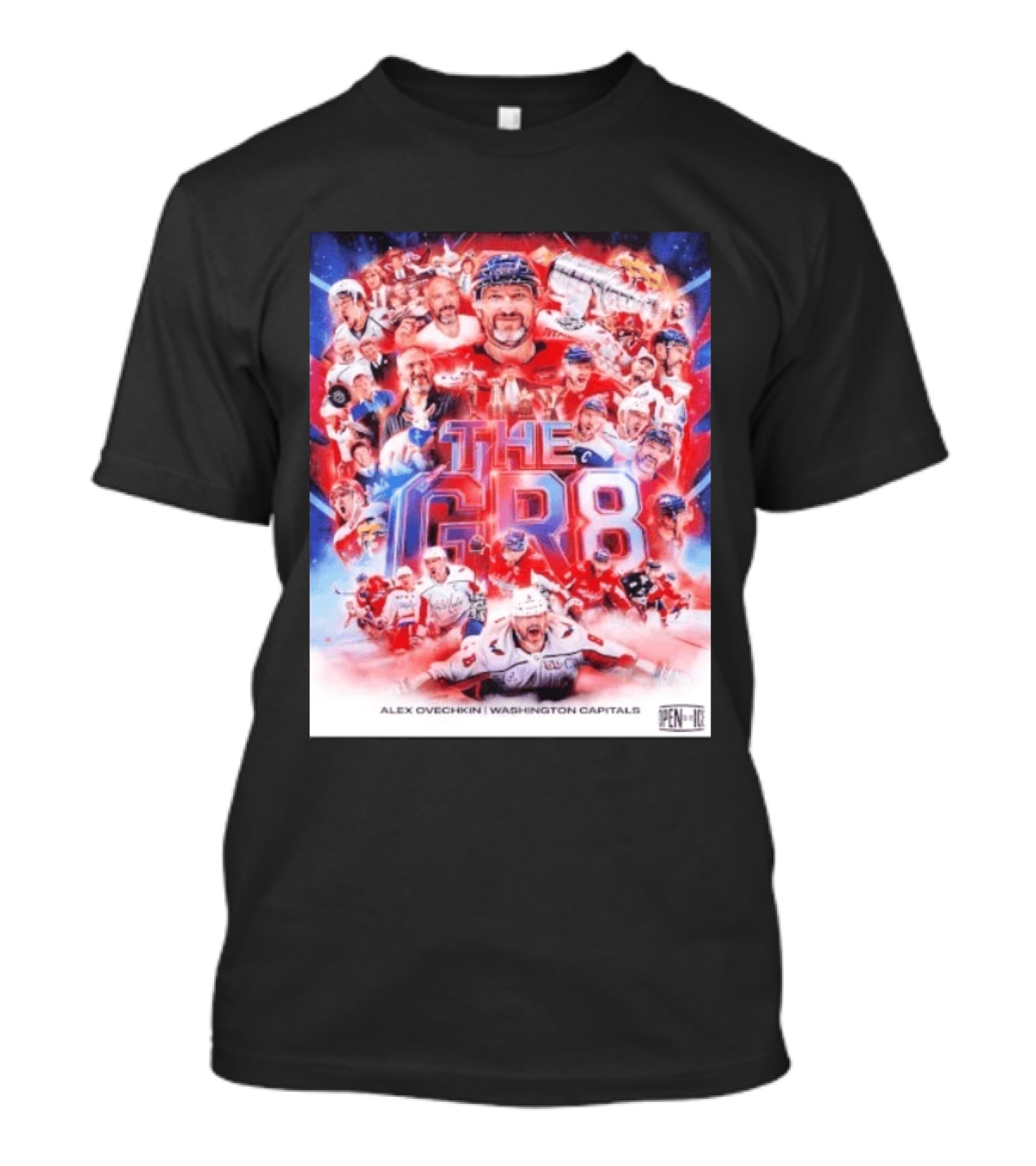 Alex Ovechkin The Gr8 Washington Capitals Open Ice Champions T-Shirt