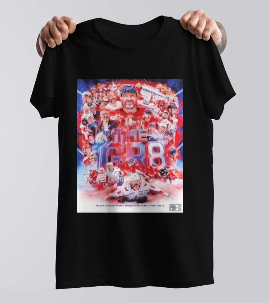 Alex Ovechkin The Gr8 Washington Capitals Open Ice Champions T-Shirt