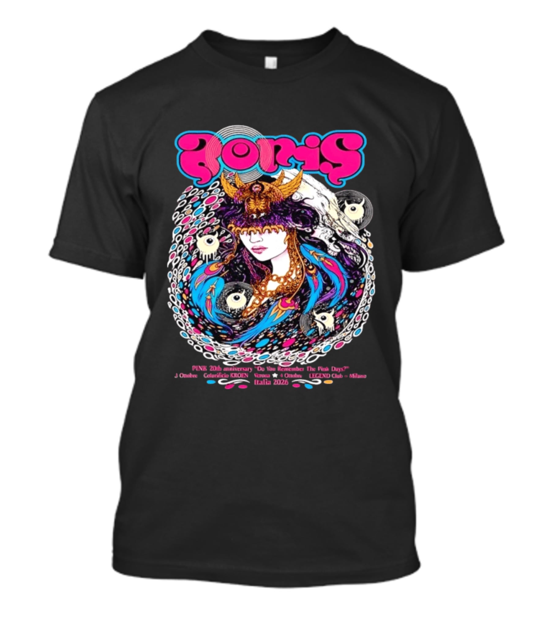 Boris Pink 20th Anniversary Do You Remember The Pink Days Tour 2026 Music Concert T-Shirt