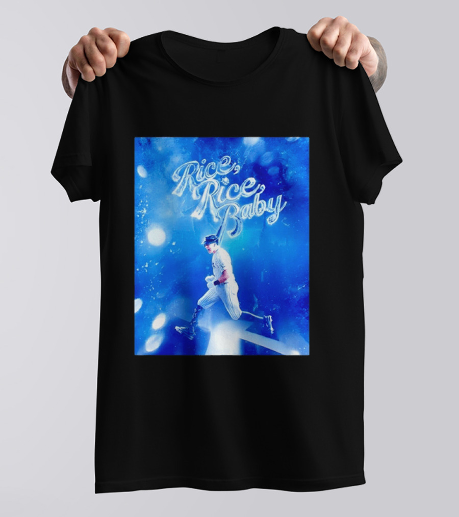 Ben Rice Rice Rice Baby New York Yankees MLB T-Shirt