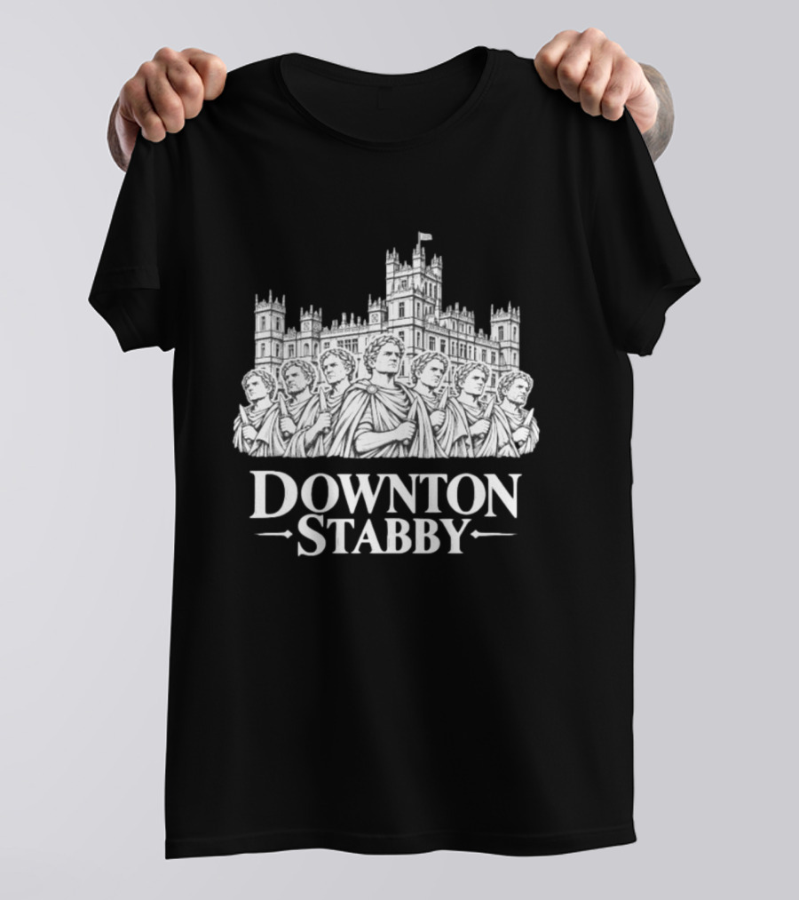 Roman Downton Stabby Julius Caesar Assassins Ancient Rome T-Shirt