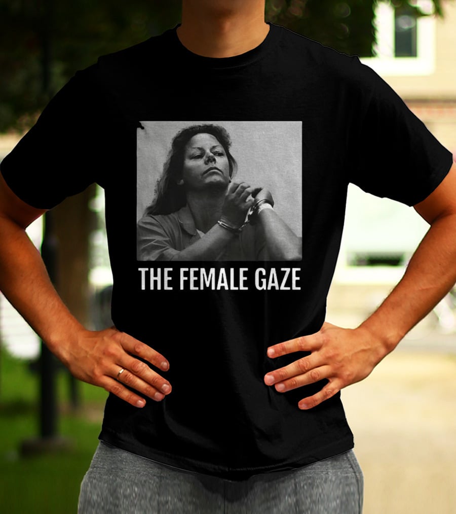 The Female Gaze Aileen Wuornos Handcuffed Monochrome T-Shirt