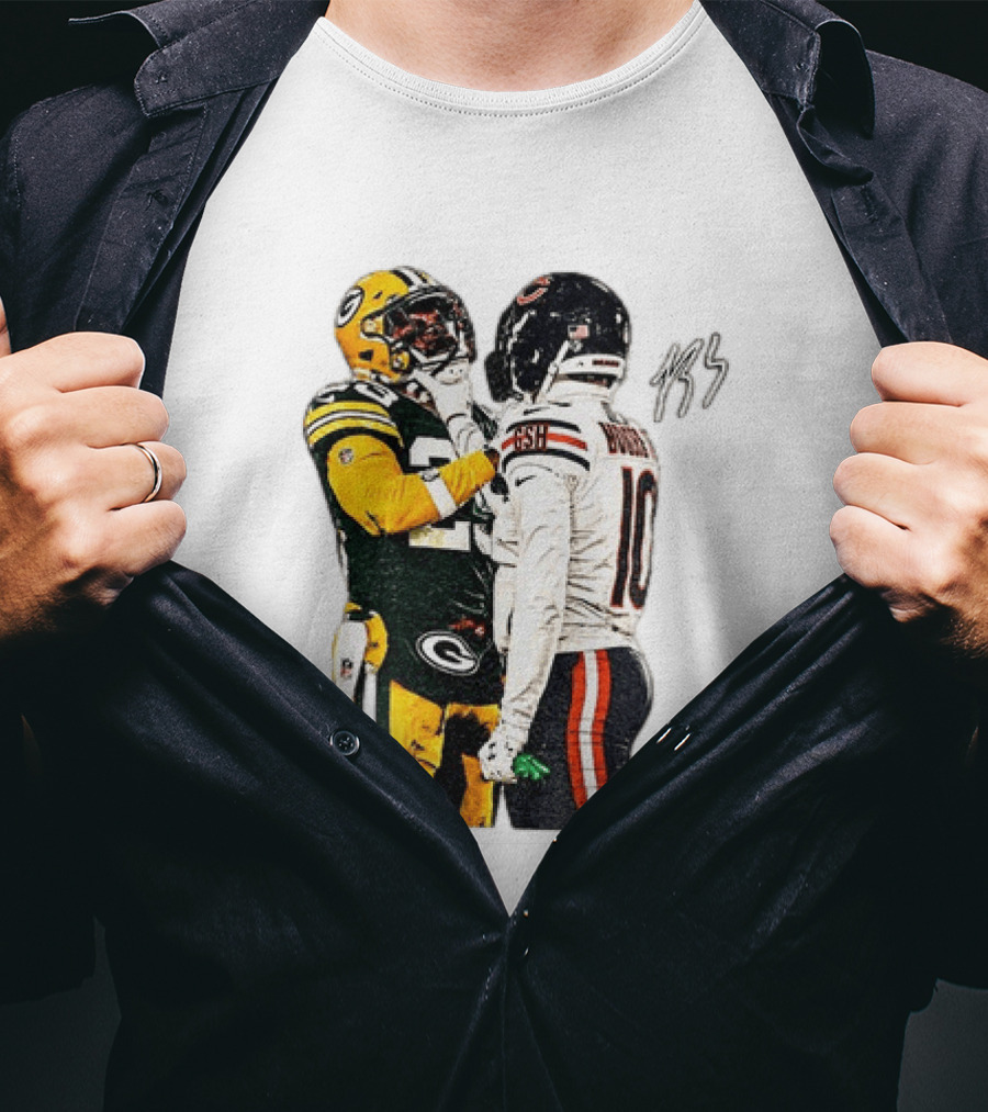 Luther Burden III Packers Bears Football Rivalry T-Shirt