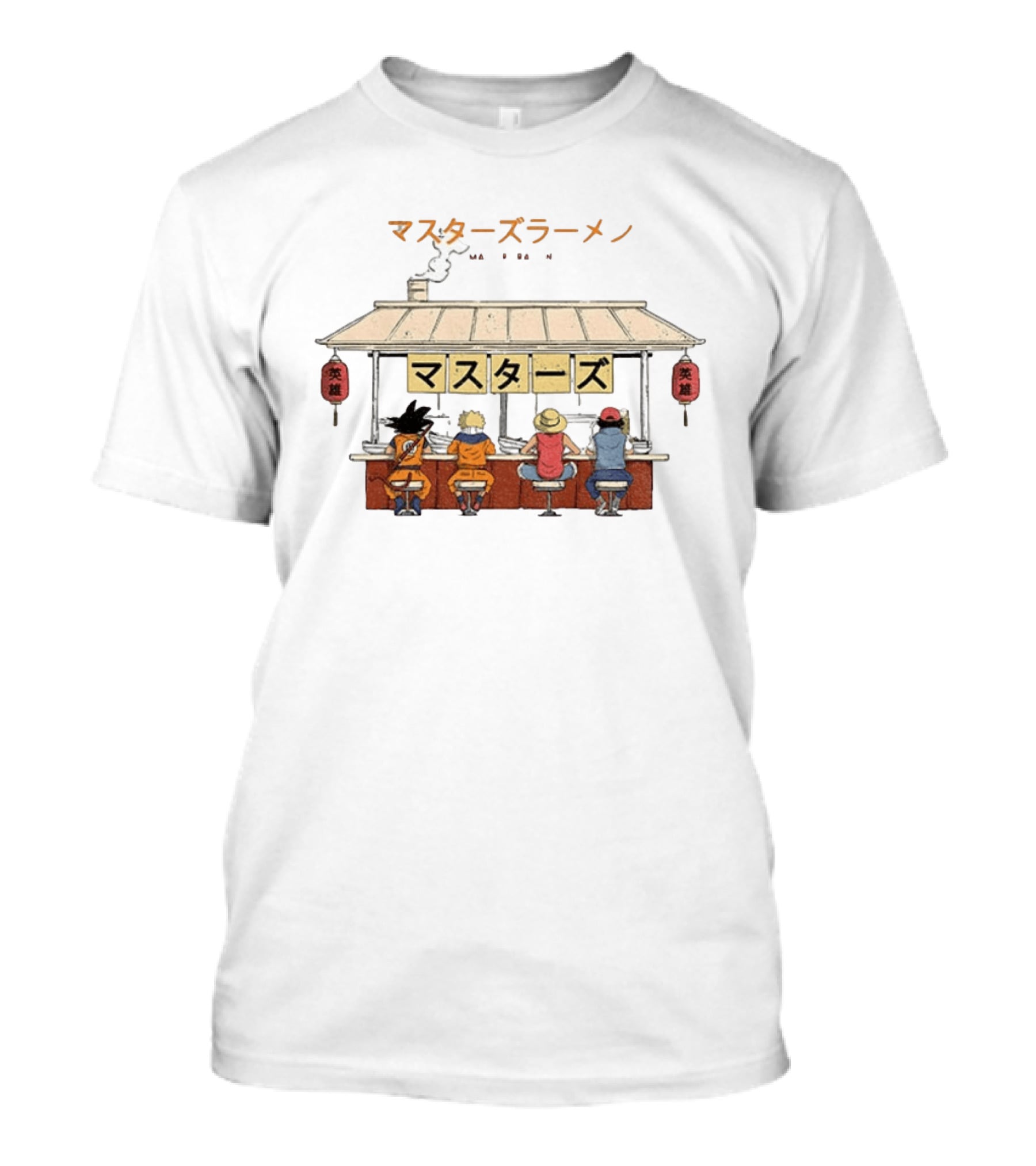 Masters Ramen Heroes Dinner One Piece T-Shirt