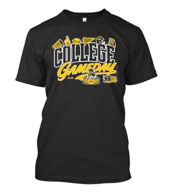 College Gameday Iowa Hawkeyes Football 10326 Player No 28 T-Shirt
