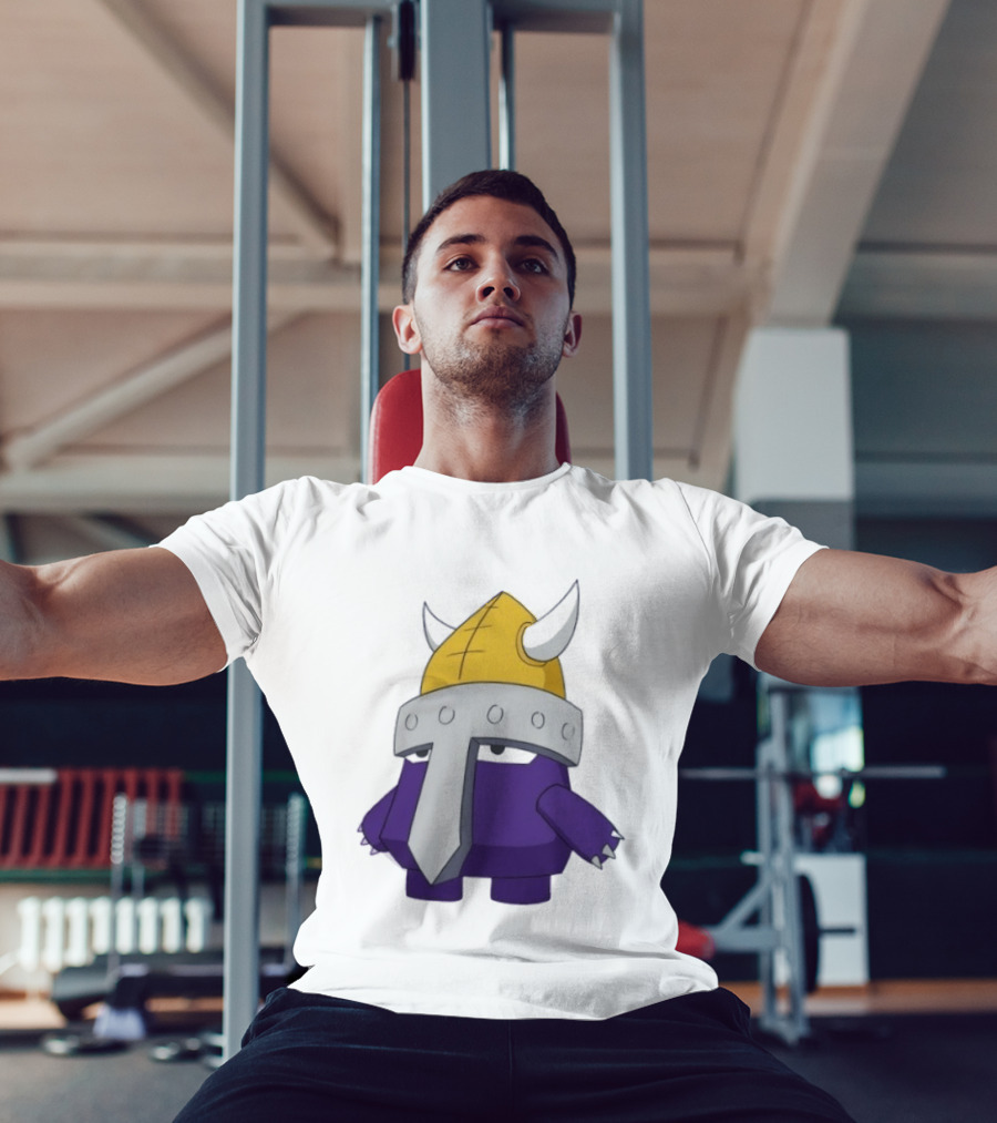 Minnesota Vikings Pokemon Mashup Viking Helmet T-Shirt