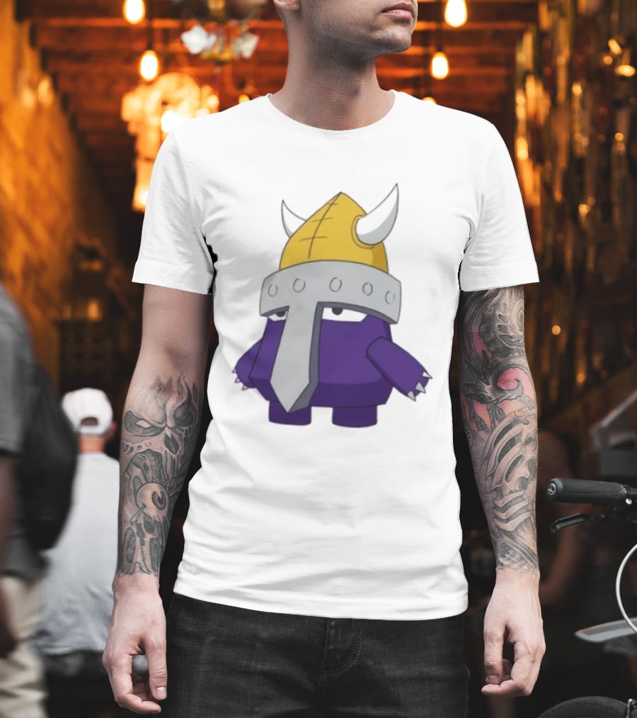 Minnesota Vikings Pokemon Mashup Viking Helmet T-Shirt