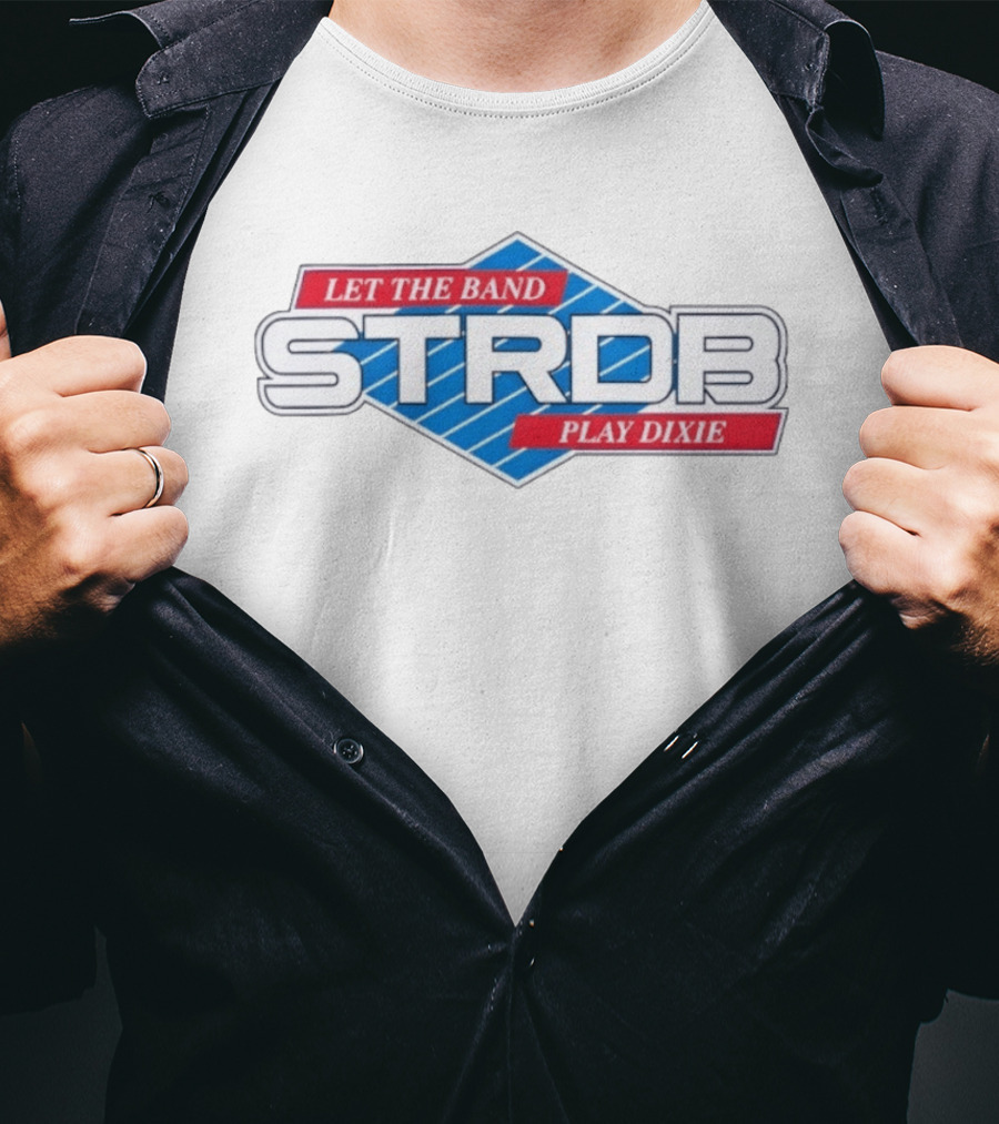 Ole Miss Rebels Let The Band STRDB Play Dixie T-Shirt