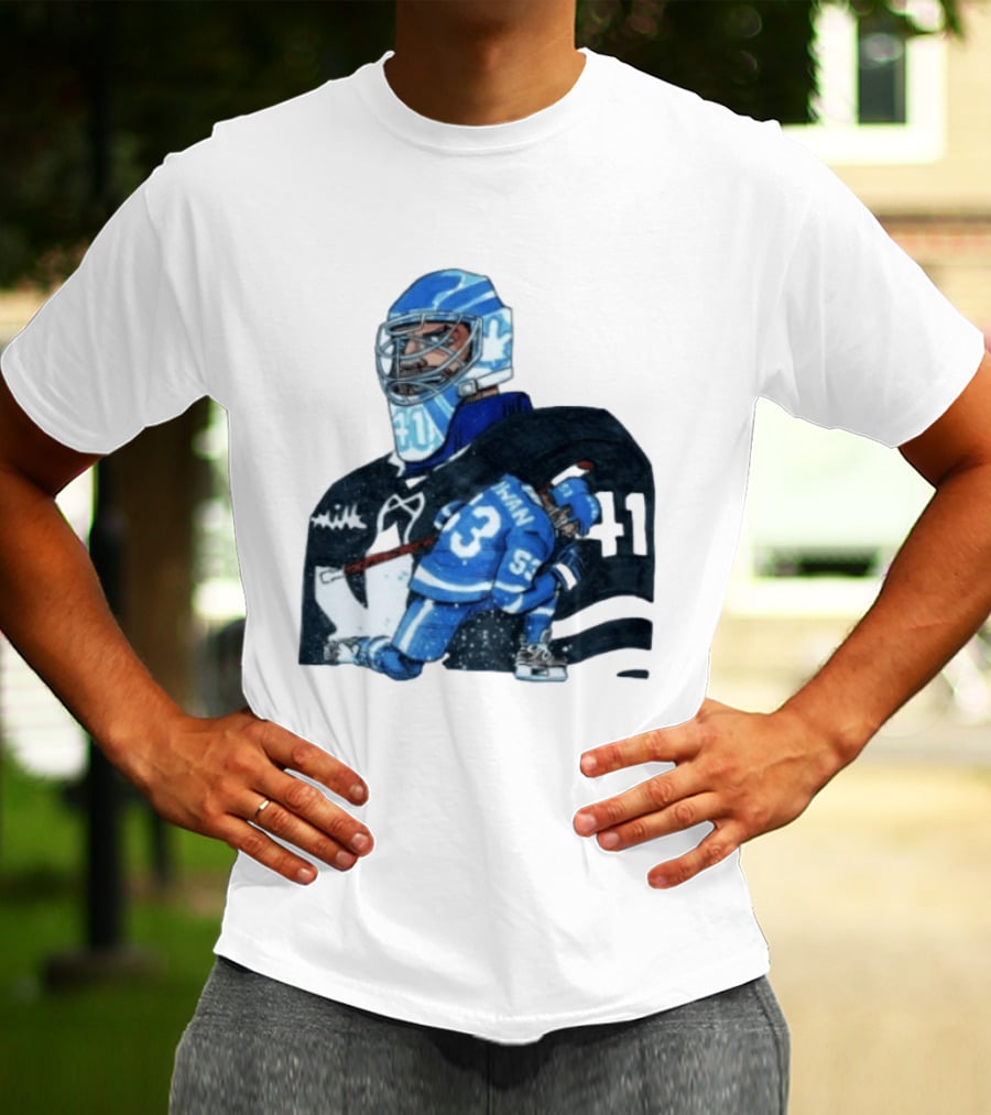 Cowan 53 Toronto Hockey Game 2 BrianBeLeafs Goalie Art 41 T-Shirt