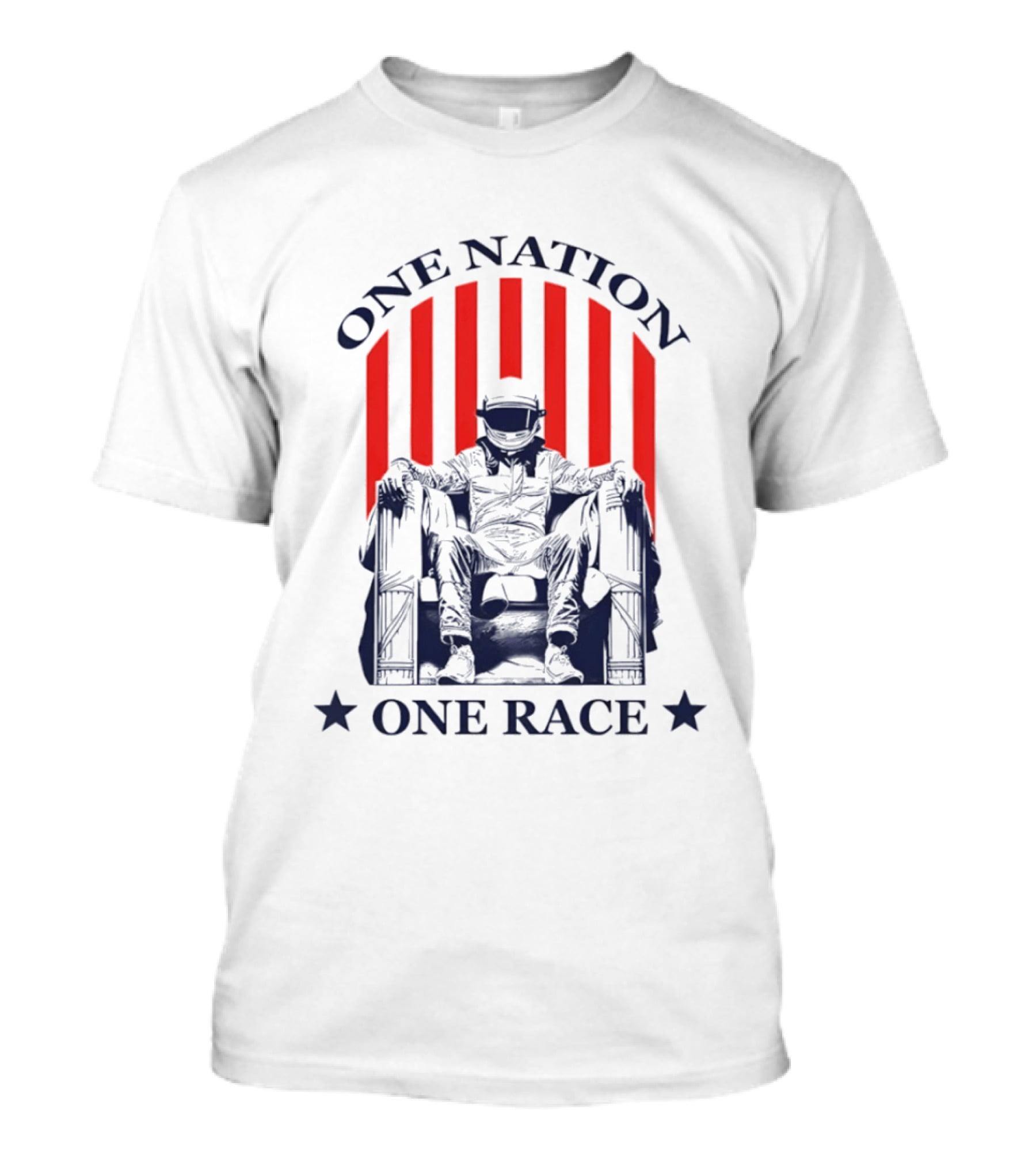 One Nation One Race Racer X IndyCar Washington DC T-Shirt
