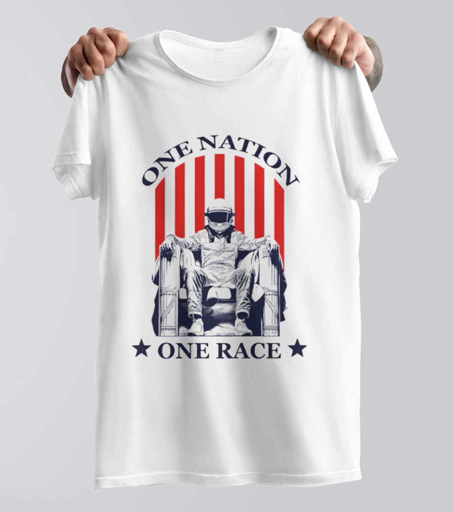 One Nation One Race Racer X IndyCar Washington DC T-Shirt