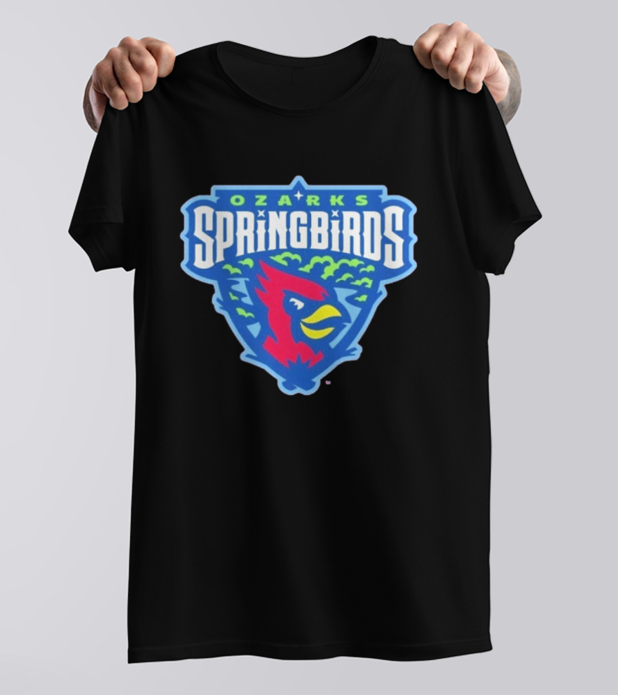 Ozarks Springbirds Baseball Cardinal Iconic Team T-Shirt