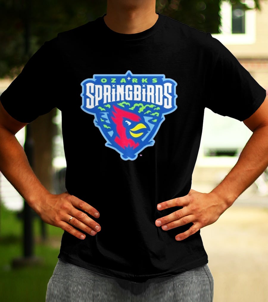 Ozarks Springbirds Baseball Cardinal Iconic Team T-Shirt