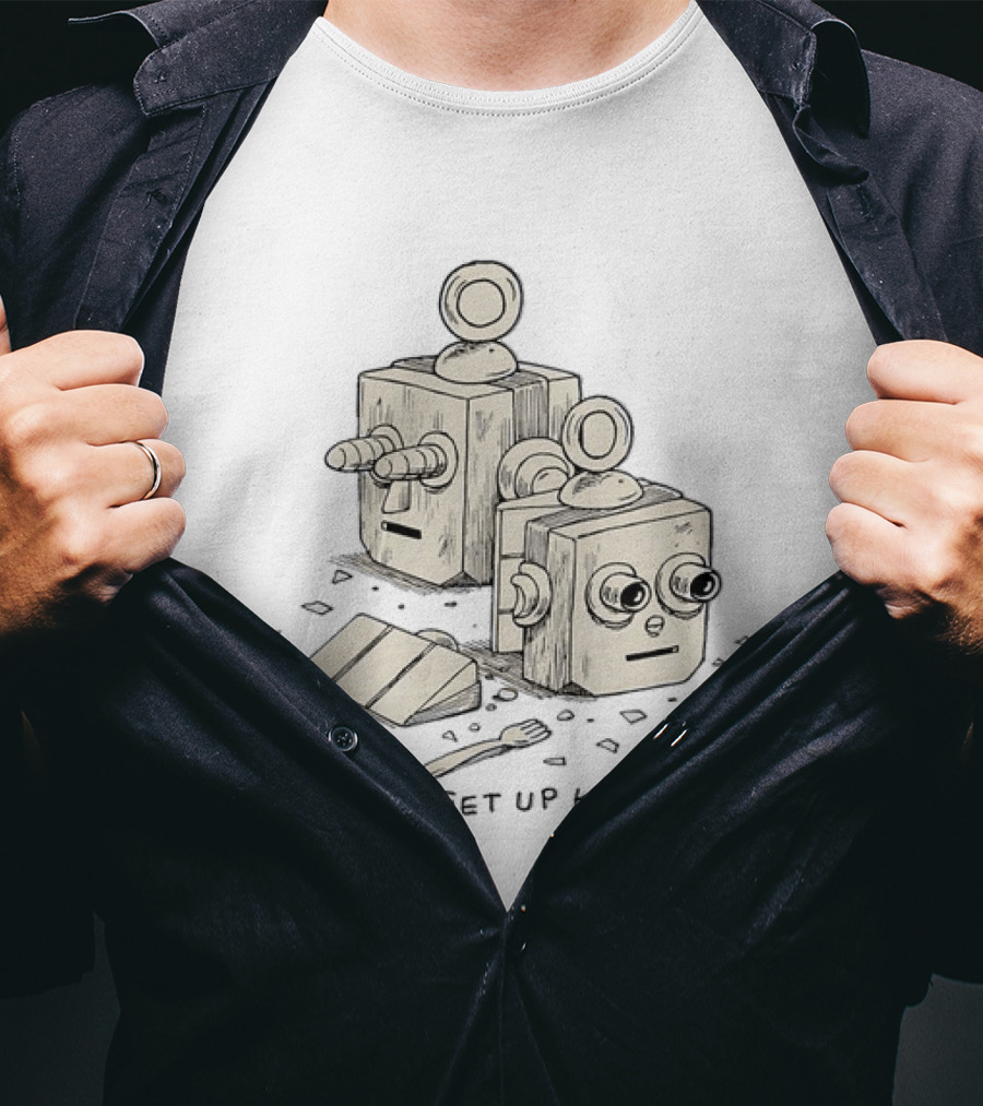 The Get Up Kids Robot Emo Indie Rock Band T-Shirt