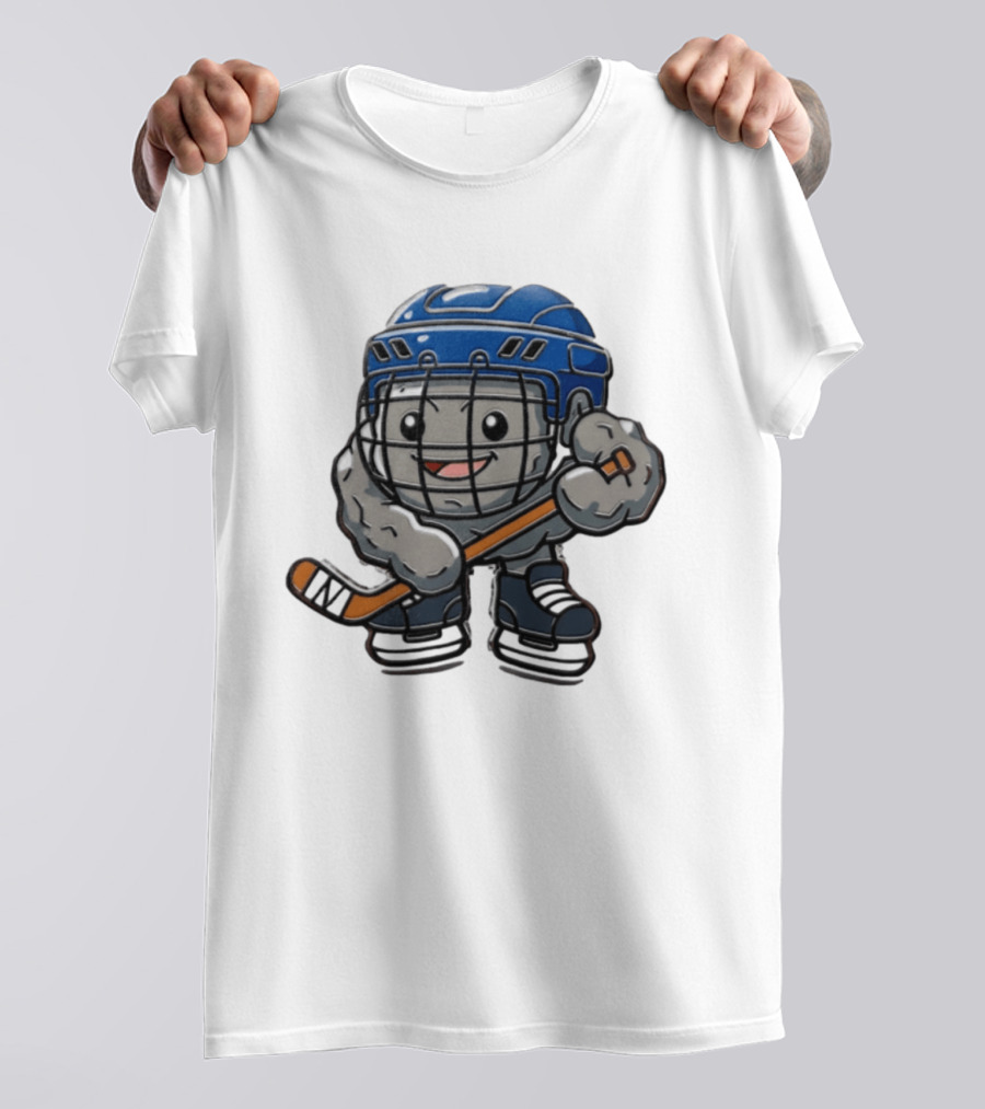 Stonjourner St Louis Blues NHL Pokemon Cartoon Hockey Player T-Shirt