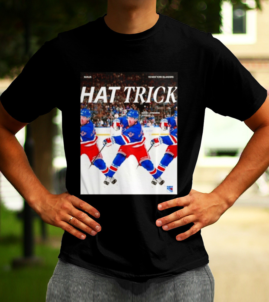 Alexis Lafrenière Hat Trick NY Rangers Vs New York Islanders 10.06.23 Forward T-Shirt