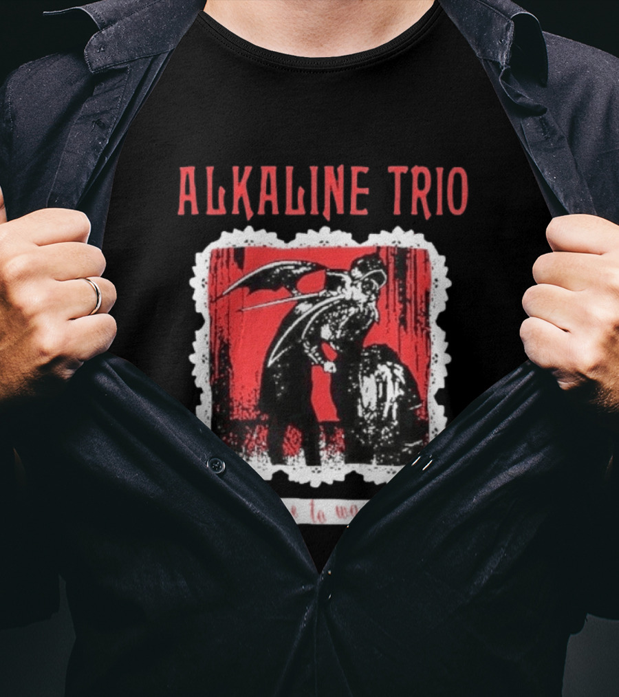Alkaline Trio Time To Waste Punk Rock Band Album T-Shirt