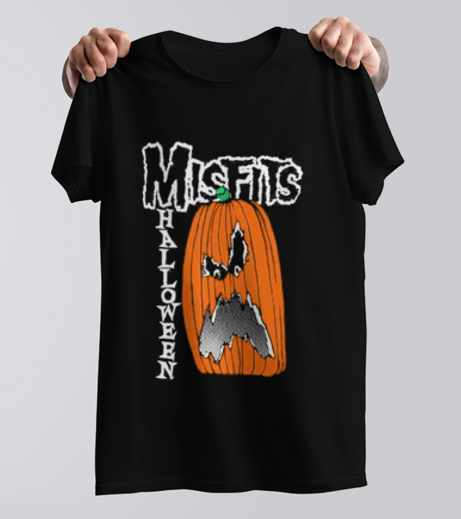 Misfits Halloween Pumpkin Punk Rock T-Shirt