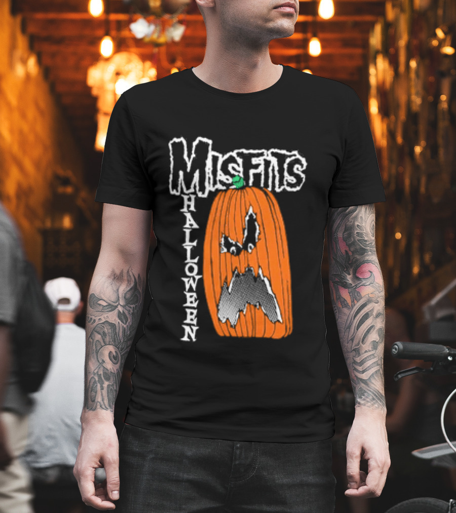Misfits Halloween Pumpkin Punk Rock T-Shirt