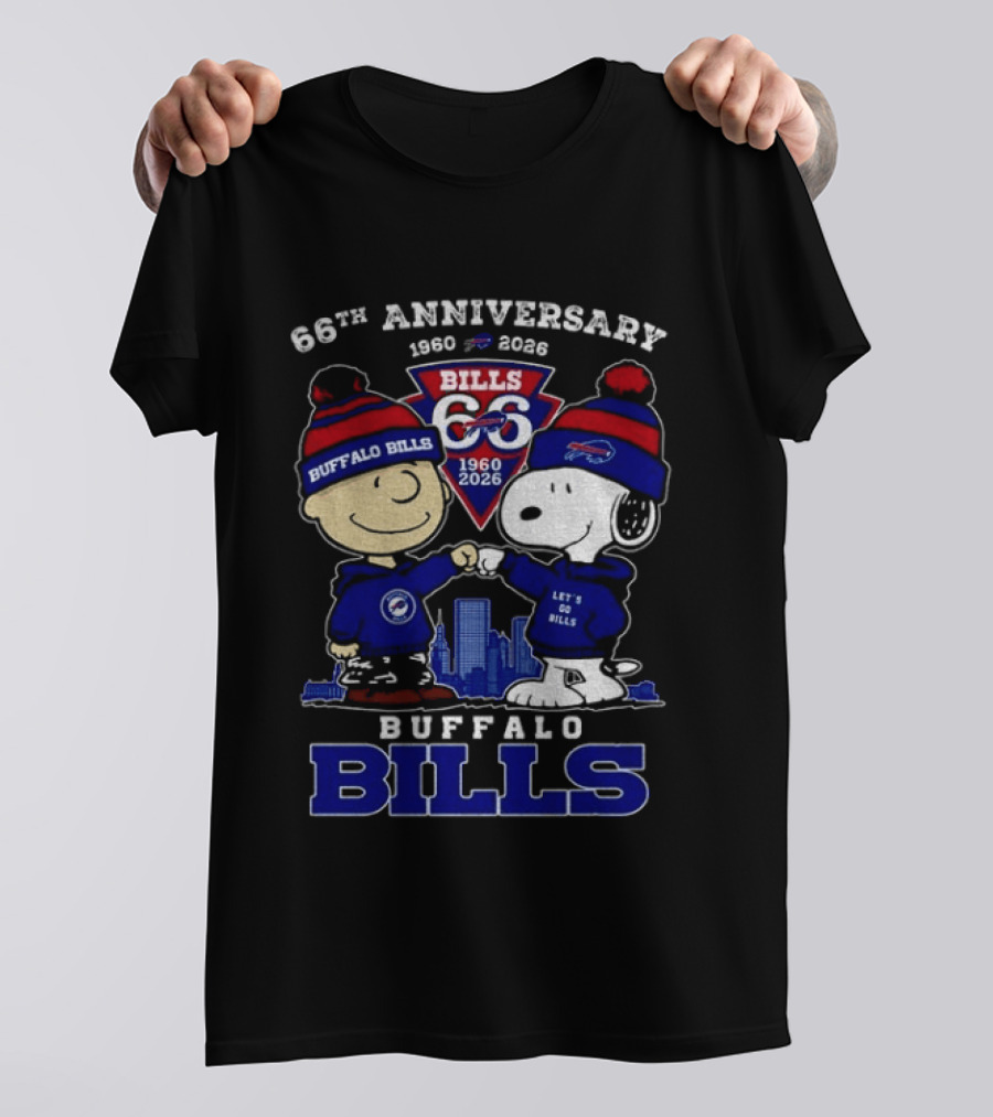 Buffalo Bills 66th Anniversary 1960 2026 Thank You For The Memories T-Shirt