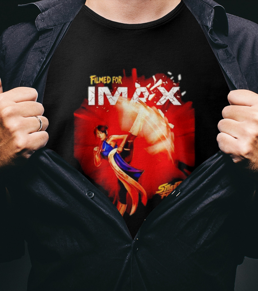 Filmed For IMAX Street Fighter Chun Li October 16 T-Shirt