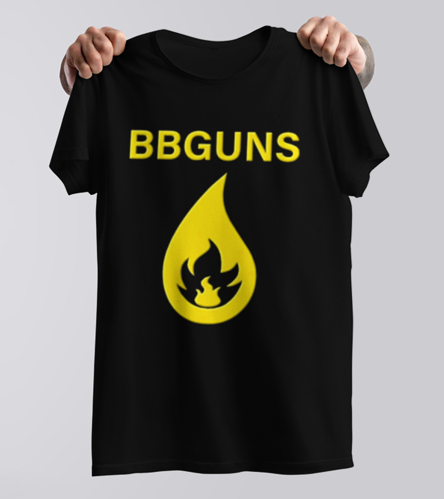 BBGUNS Yellow Flame T-Shirt