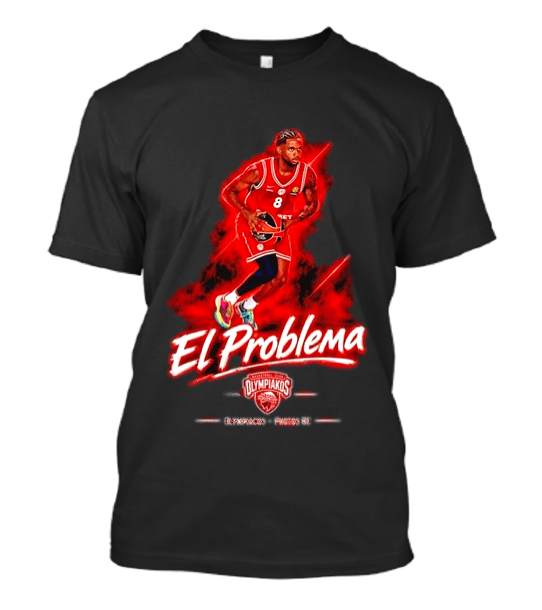 Nigel Williams Goss Olympiakos Euroleague El Problema Basketball 8 T-Shirt