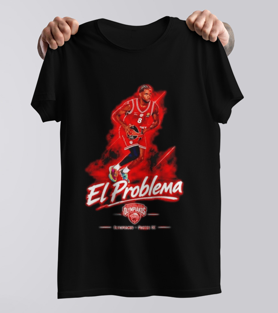 Nigel Williams Goss Olympiakos Euroleague El Problema Basketball 8 T-Shirt