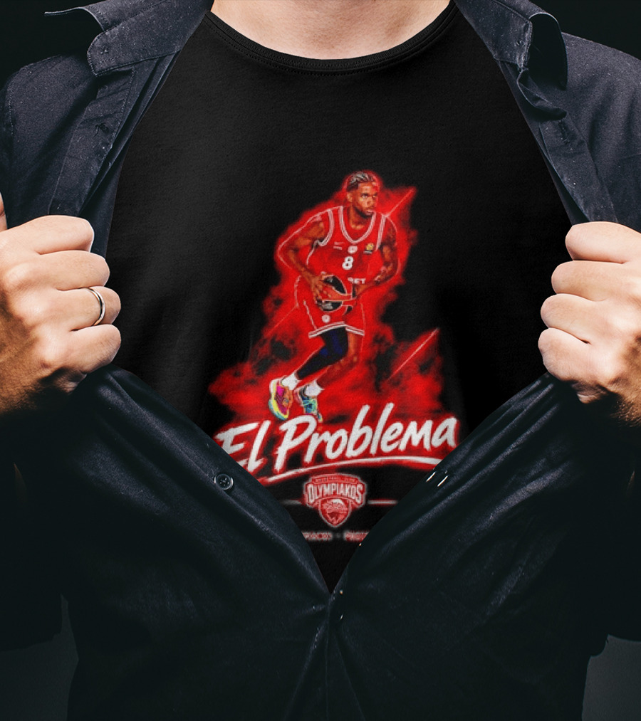 Nigel Williams Goss Olympiakos Euroleague El Problema Basketball 8 T-Shirt