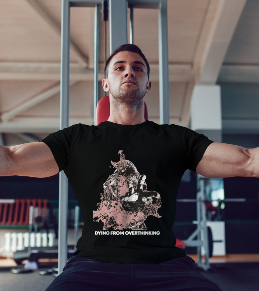 Dying From Overthinking Surreal Abstract Hand Gesture T-Shirt
