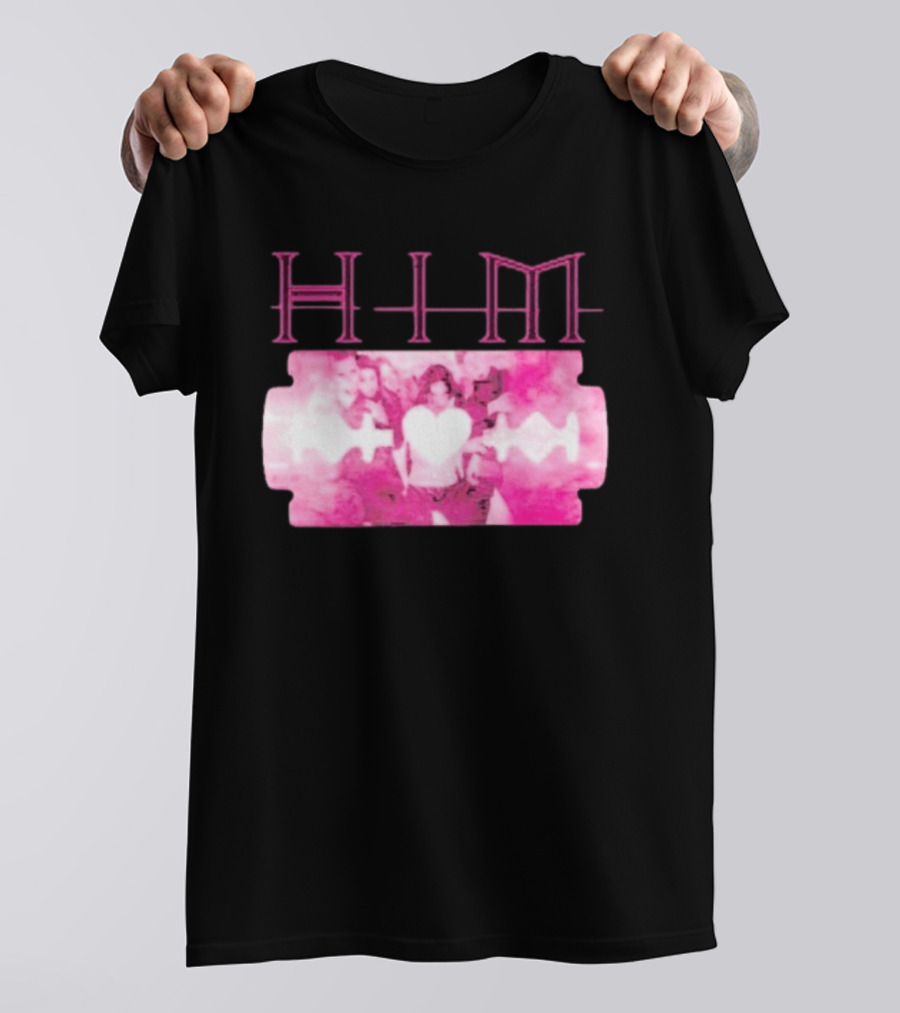 HIM Band Heartagram Razorblade Romance Ville Valo T-Shirt