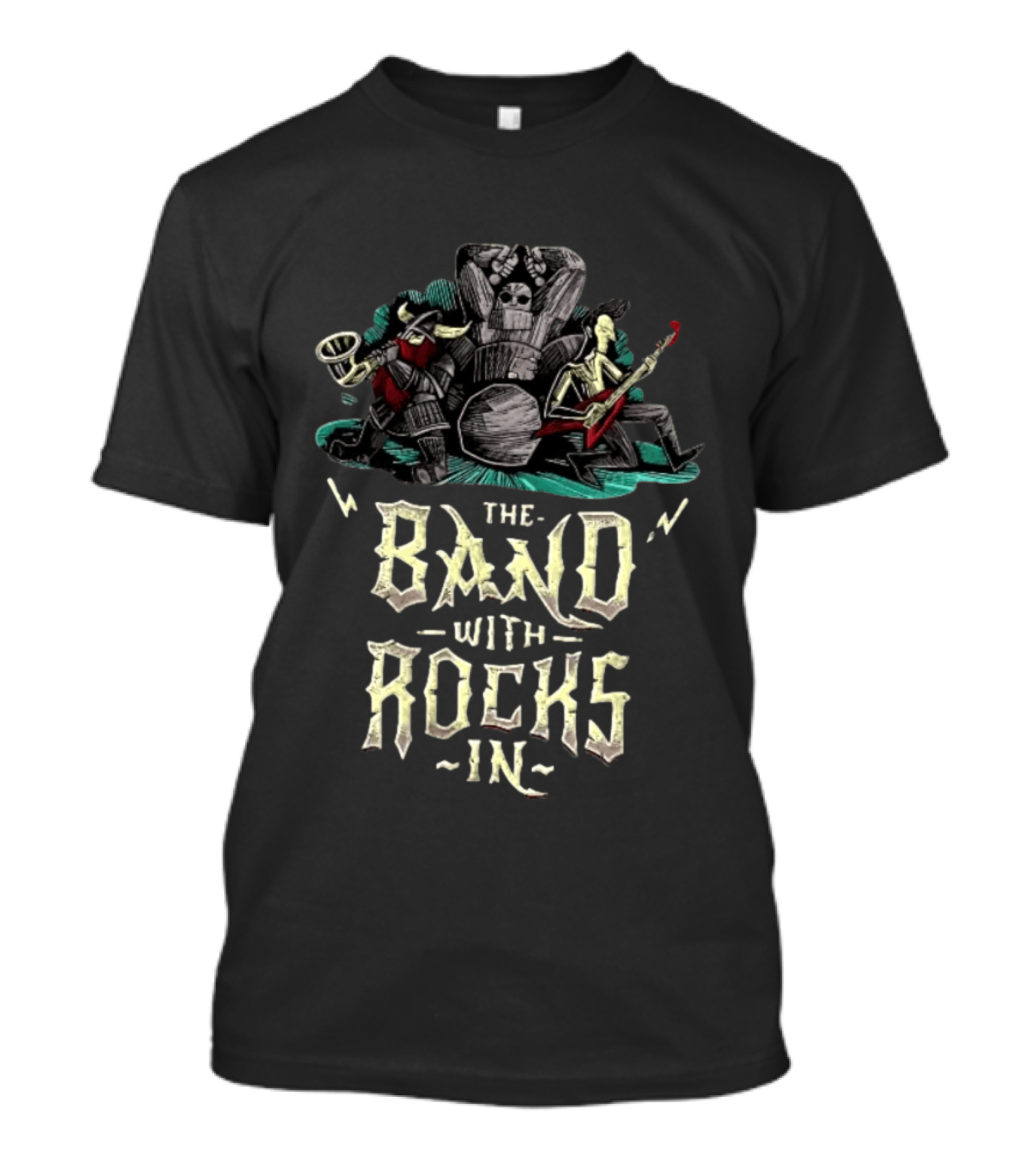 The Band With Rocks In Fantasy Concert Trio T-Shirt