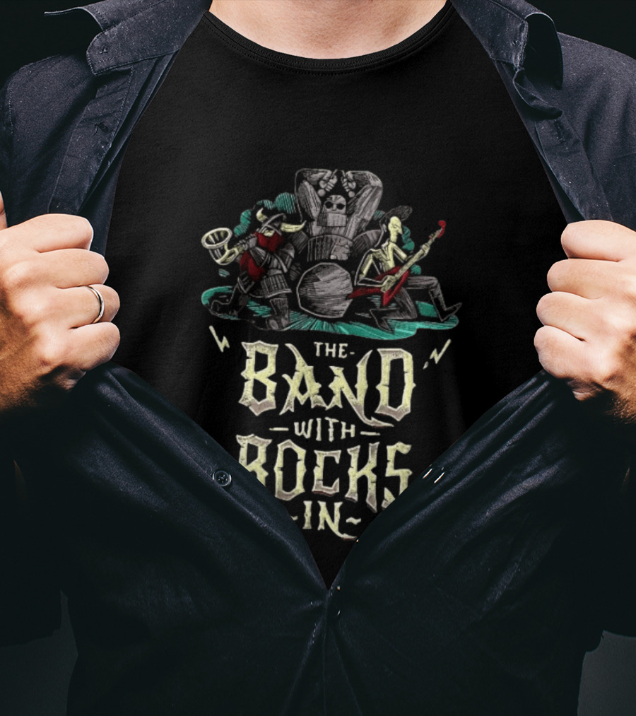The Band With Rocks In Fantasy Concert Trio T-Shirt