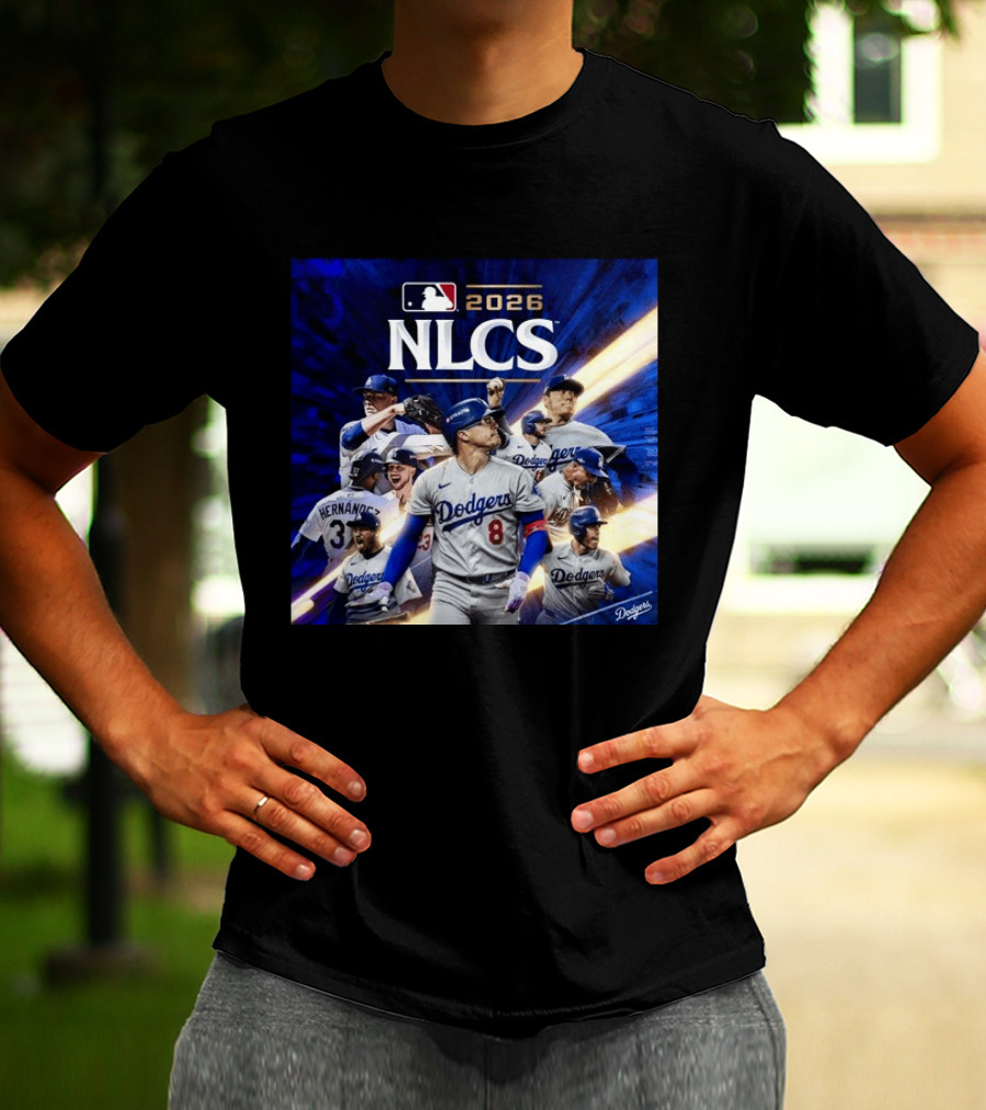 MLB Los Angeles Dodgers 2026 NLCS Bound Celebration T-Shirt