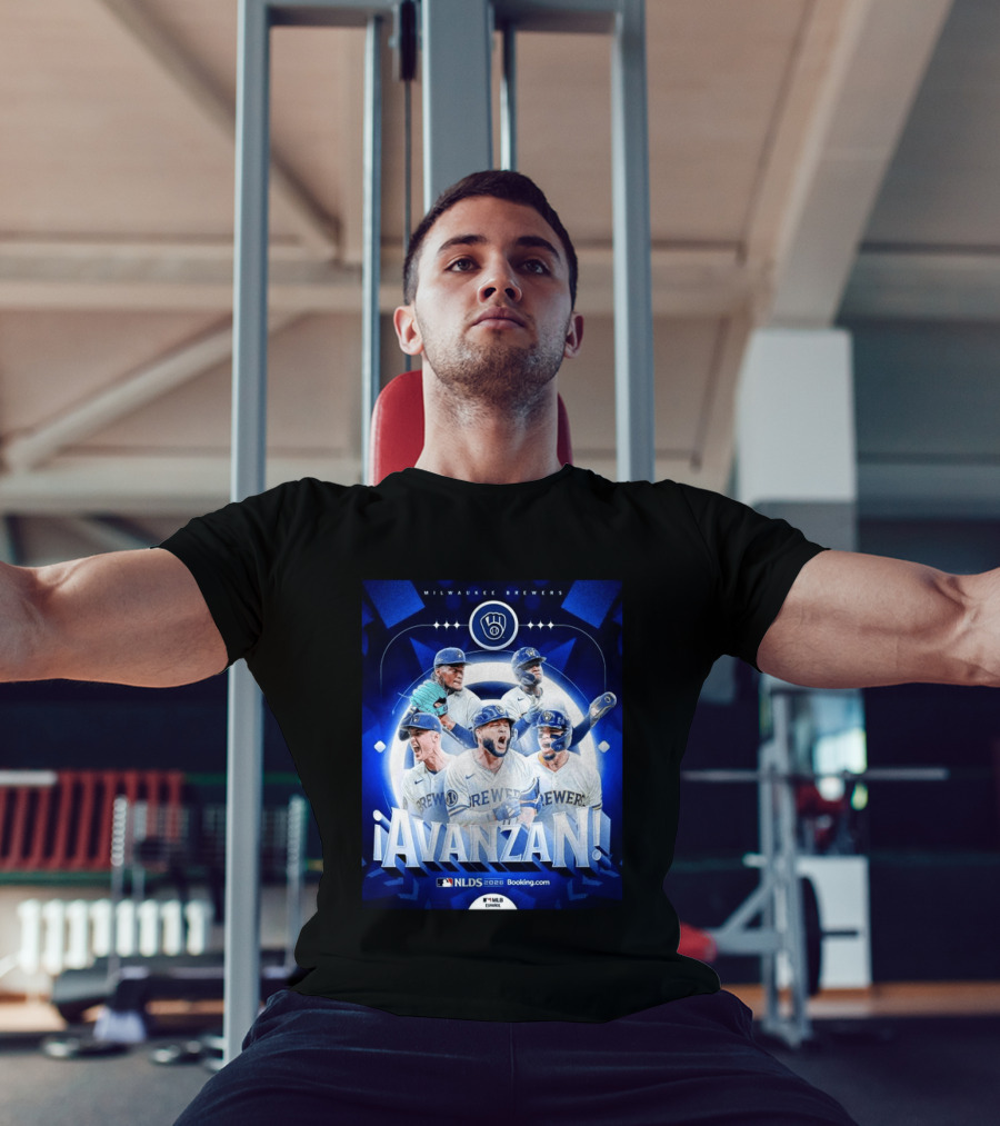 Milwaukee Brewers NLDS 2026 Avanzan MLB Playoffs Celebration T-Shirt