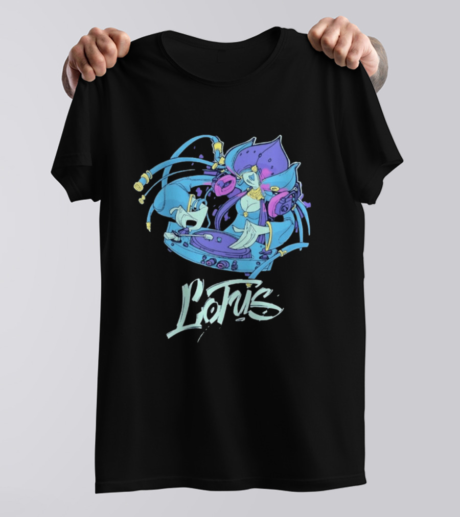 Lotus DJ Warframe Sci Fi Gaming T-Shirt