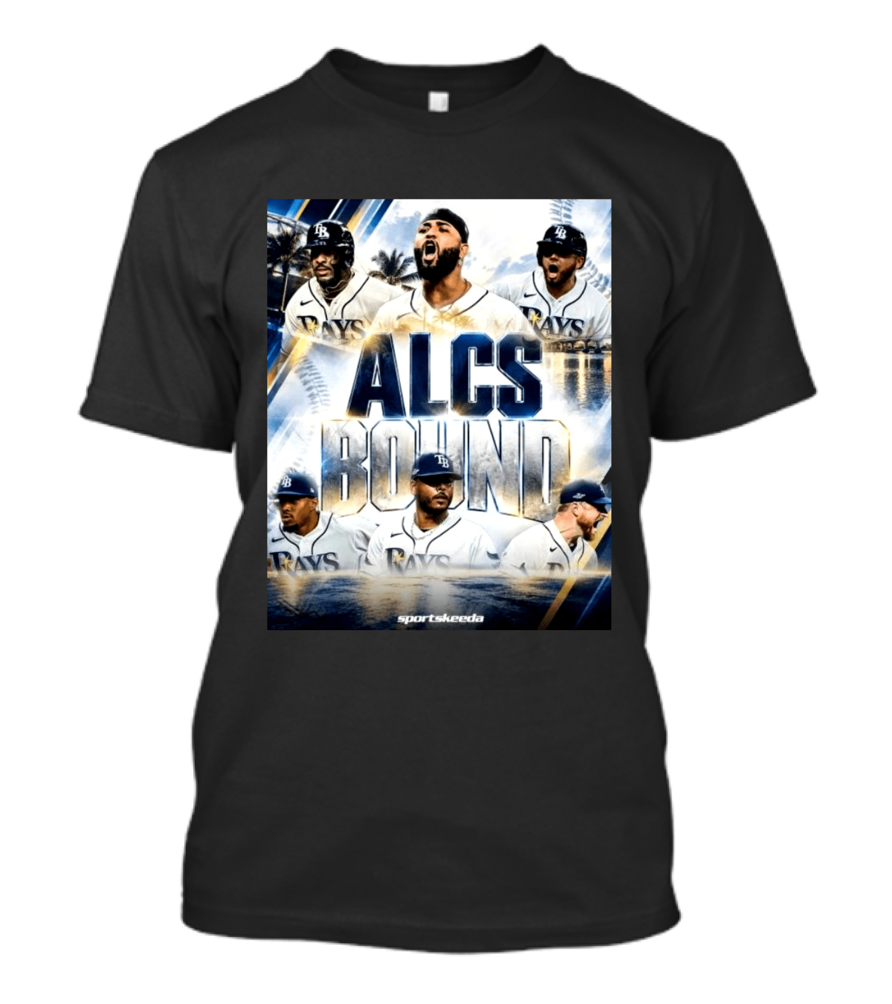 Tampa Bay Rays ALCS Bound Third Time Franchise History T-Shirt